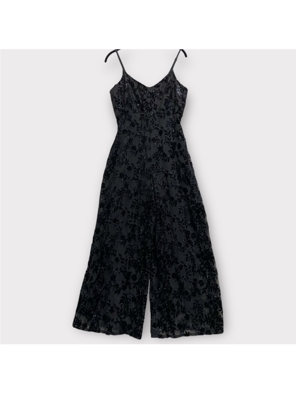 Vintage Betsey Johnson Luxe Women’s Jumpsuit Small Wide Leg Mesh Whimsigoth